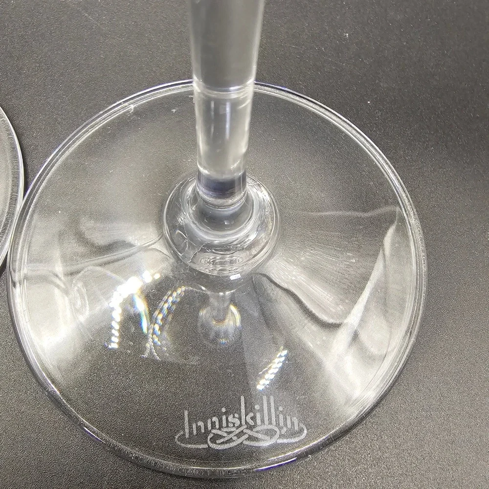 Set of 2 Crystal Rose Wine‎ Glasses by RIEDEL Inniskillin Elegant Stemware